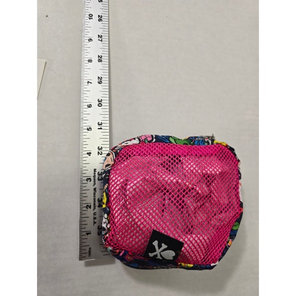 Ju-Ju-Be Tokidoki Pouch Small Pink Excellent Mesh Coin Purse Accessory  Sea Amo